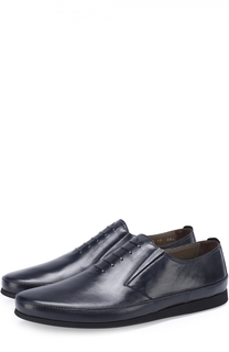 Кожаные лоферы с декоративной отделкой и текстильными вставками Aldo Brue