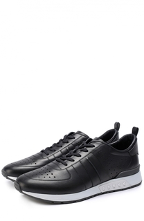 Кожаные кроссовки с перфорацией Tod’s Tods