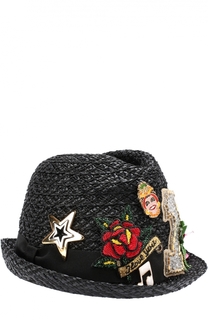 Шляпа с декоративной отделкой Dolce &amp; Gabbana