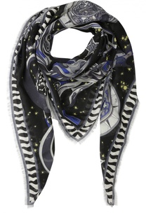 Платок с принтом из смеси шерсти и шелка Emilio Pucci