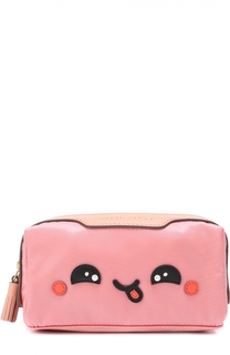 Косметичка Kawaii с кожаной отделкой Anya Hindmarch