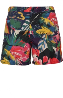 Плавки-шорты с цветочным принтом и карманами Valentino