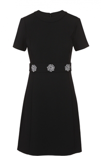 Приталенное мини-платье с декоративной отделкой MICHAEL Michael Kors
