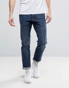 Темно-синие эластичные джинсы слим ASOS - Синий