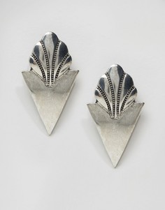 Серьги-подвески DesignB - Серебряный