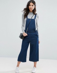 Укороченный джинсовый комбинезон Vero Moda - Синий