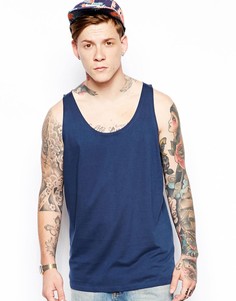 Свободная майка ASOS - Синий