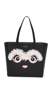 Объемная сумка с короткими ручками Monster Eyes Hallie Kate Spade New York