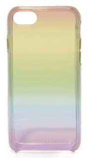 Прозрачный чехол для iPhone 7 с радужной отделкой с эффектом «омбре» Rebecca Minkoff