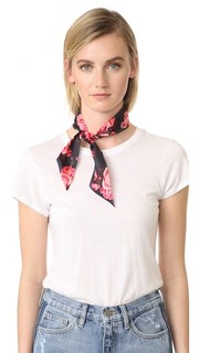 Узкий шелковый шарф Rosa Kate Spade New York