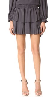 Мини-юбка с оборками Loveshackfancy