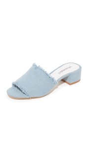 Туфли без задника Beaton из денима Jeffrey Campbell