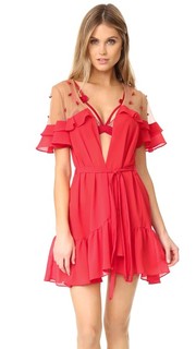 Халат с небольшими розетками For Love & Lemons