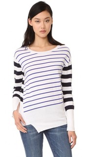Асимметричный свитер в полоску Fred and Sibel