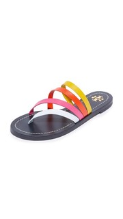 Сандалии на плоской подошве Patos Tory Burch