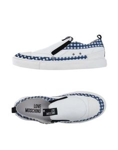 Низкие кеды и кроссовки Love Moschino