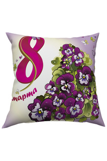 Фотоподушка "Анютины глазки" Сирень