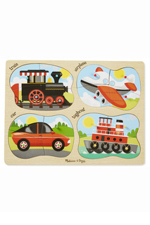 Пазл Транспорт, 4 в 1 Melissa &amp; Doug