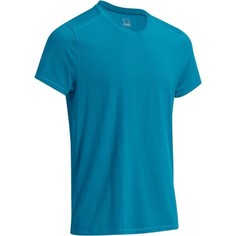 Зауженная Мужская Футболка Для Гимнастики Slim-fit Domyos
