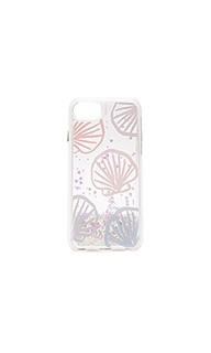 Seashell scape iphone 7 glitter case - Casetify