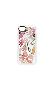 Floral pink gray iphone 7 case - Casetify