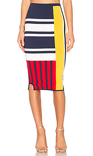 Tommy x gigi patchwork skirt - Tommy Hilfiger