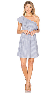 One shoulder stripe mini dress - J.O.A.