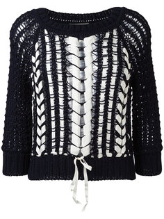 джемпер крупной вязки Alberta Ferretti