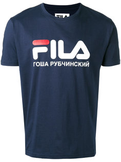 футболка с принтом логотипа Gosha Rubchinskiy ГОША РУБЧИНСКИЙ