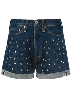 джинсовые шорты с заклепками Junya Watanabe Comme Des Garçons