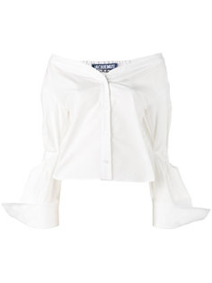 рубашка со спущенными плечами Jacquemus