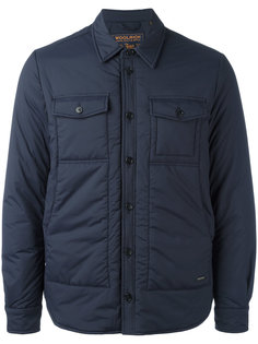 дутая куртка на пуговицах Woolrich