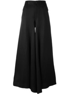 сильно расклешенные брюки Mm6 Maison Margiela
