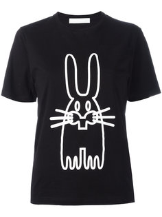 футболка с изображением зайца Peter Jensen