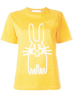 футболка с изображением зайца Peter Jensen