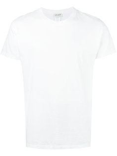 футболка с потертой отделкой Saint Laurent