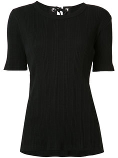 футболка со шнуровкой на спине Sacai