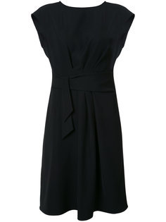 платье с поясом и драпировкой Armani Collezioni