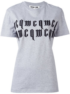 футболка с принтом-логотипом McQ Alexander McQueen