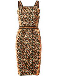 платье с отделкой Greca Versace
