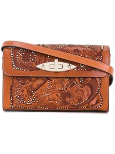 сумка на плечо с заклепками Red Valentino