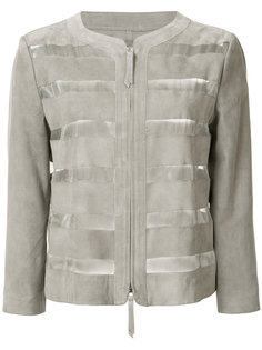 куртка с прозрачными полосами Armani Collezioni