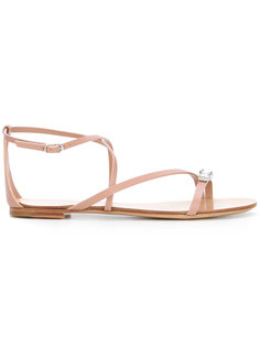 декорированные сандалии  Casadei