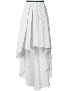асимметричная юбка в полоску Brunello Cucinelli