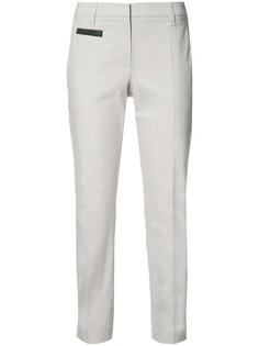 укороченные брюки скинни Brunello Cucinelli