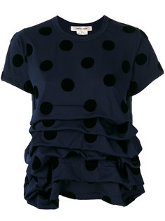 футболка с оборками Comme Des Garçons