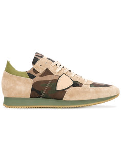 camouflage pattern sneakers Philippe Model