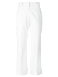 укороченные брюки с высокой талией Jil Sander