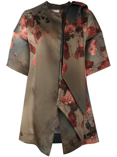пальто шифт с цветочным принтом Antonio Marras