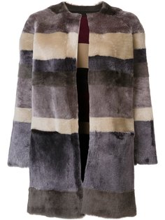 striped coat Anine Bing